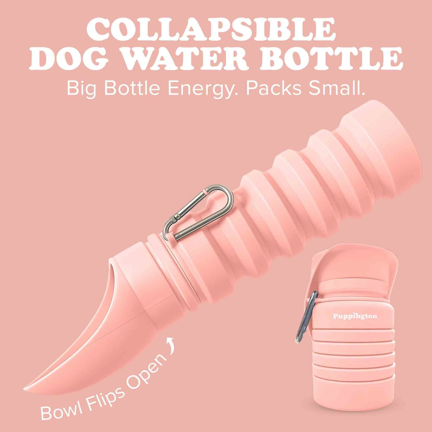 Puppington Faltbare Trinkflasche