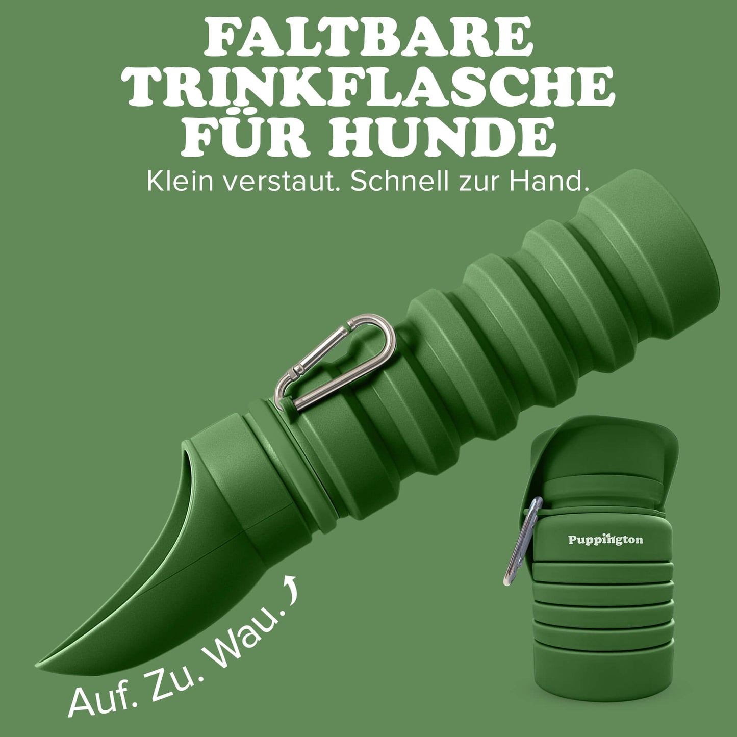 Faltbare Trinkflasche für Hunde 6-Pack