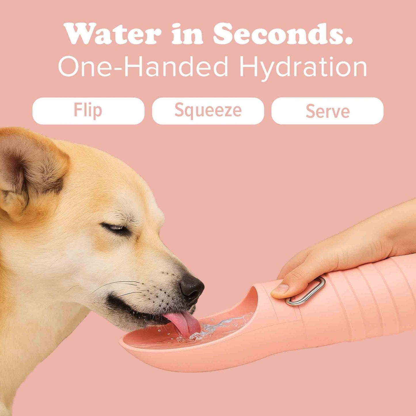 Puppington Faltbare Trinkflasche